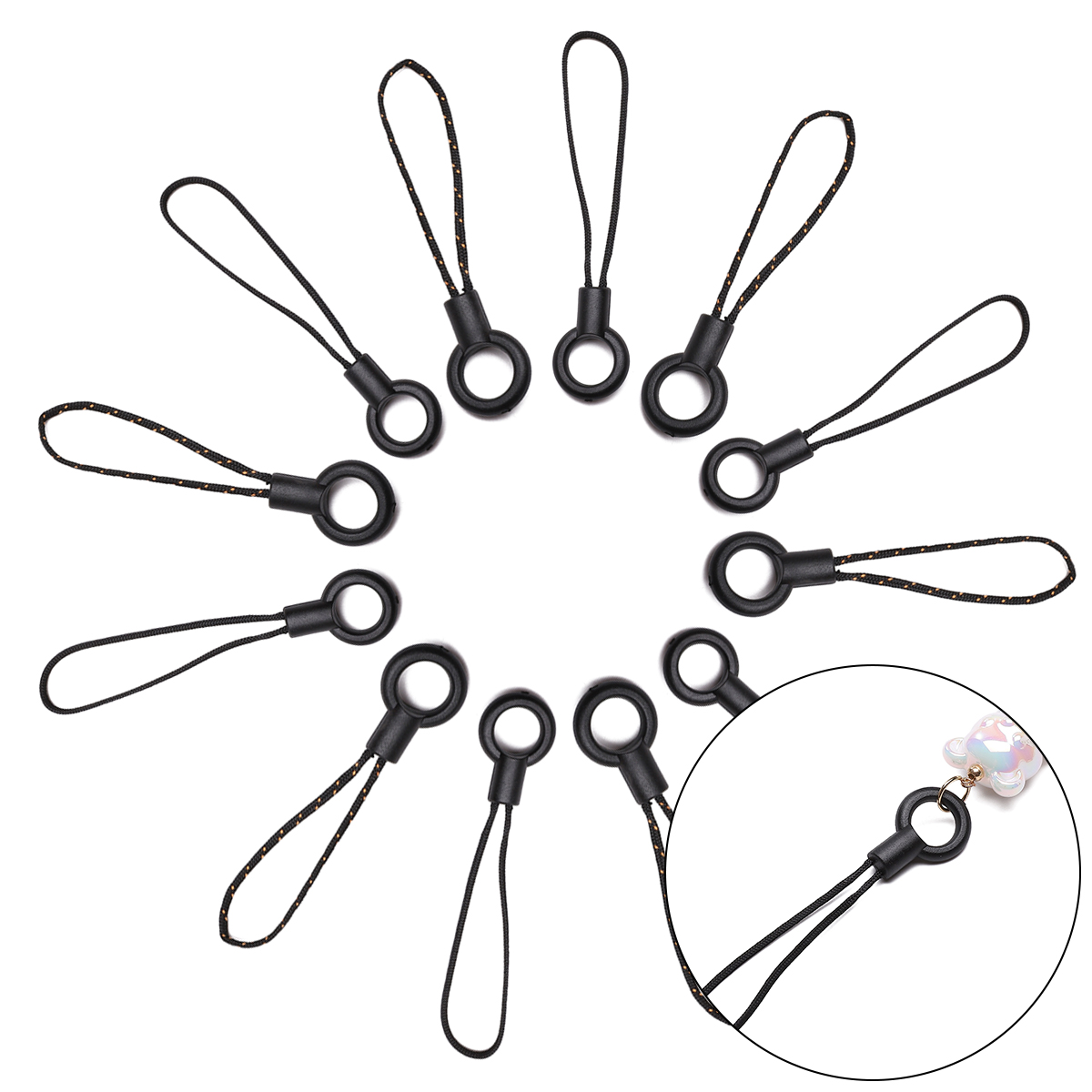 Phone Accessories Hanger - 2 sztuk 6/7cm smycz sznurki breloki