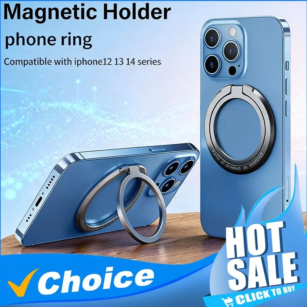 Phone Accessories And Cases - Magnetyczny uchwyt na telefon z pierścieniem