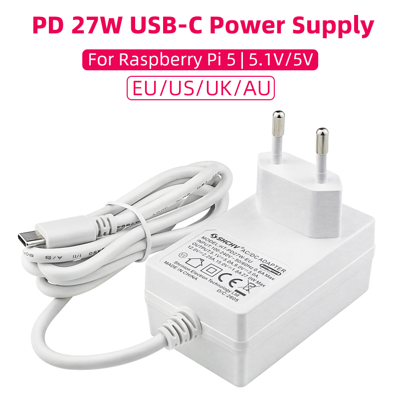 Phone Accessories Uk - Zasilacz Raspberry Pi 5 5.1V 5A