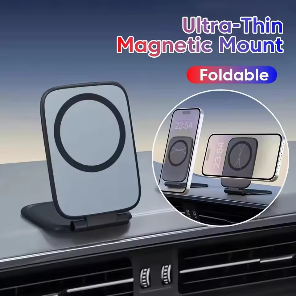 Phone Accessories For Car - Ultracienki Magnetyczny Uchwyt na Telefon Składany