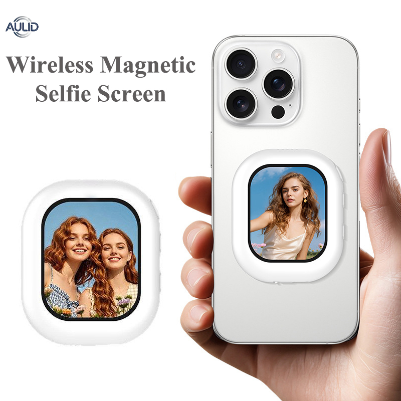 Phone Accessories For Photography - Bezprzewodowy Mini Magnetyczny Monitor Selfie do