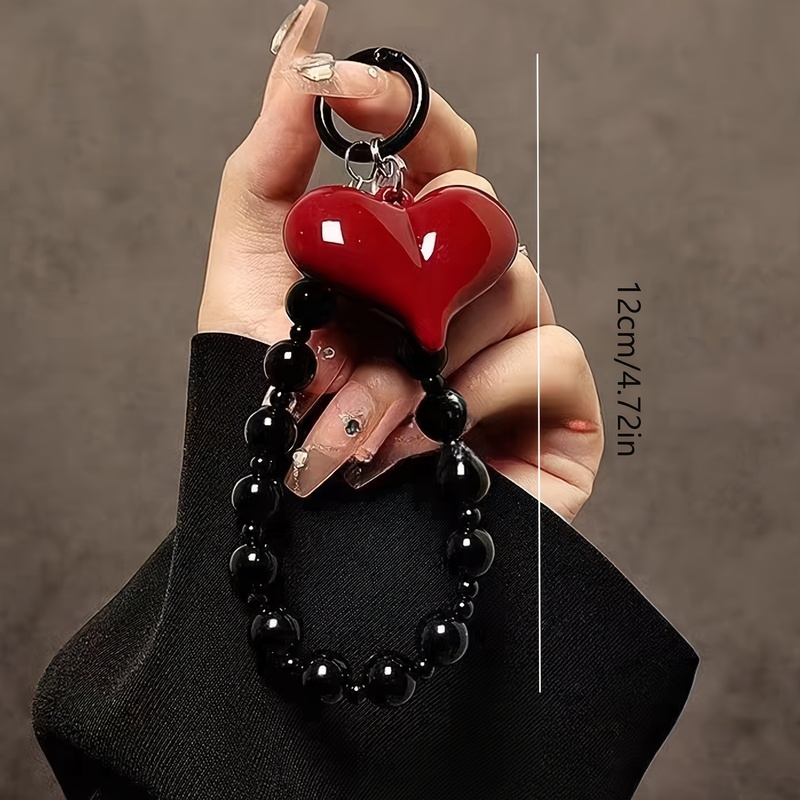 1 sztuka czerwonego, dużego, s – Phone Accessories Crochet recenzja i cena