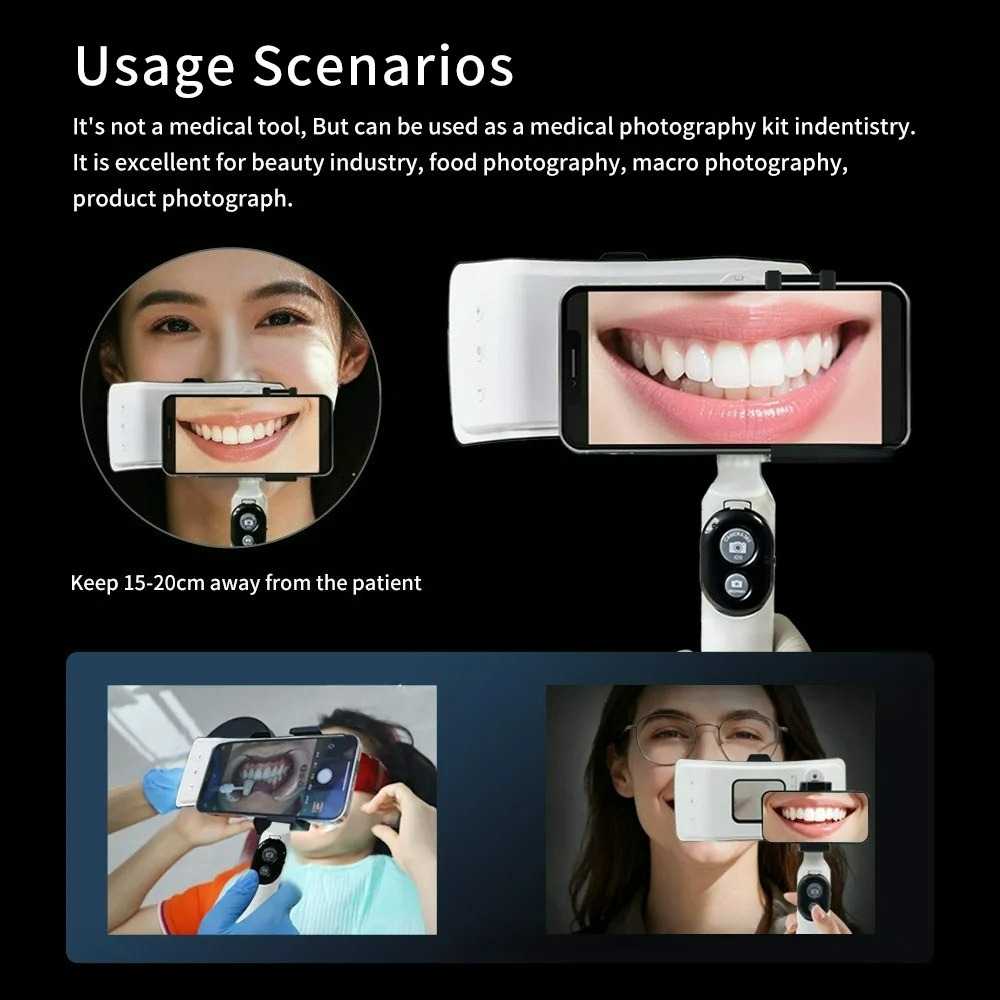 Lampa do fotografii stomatolog – Phone Accessories For Photography recenzja i cena