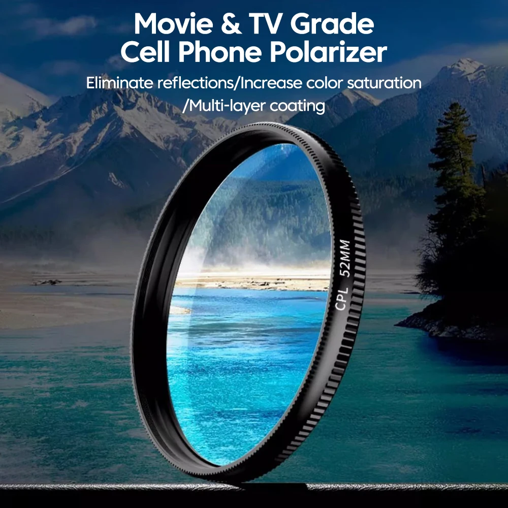 Nowy 52mm CPL Filtr Obiektywu  – Phone Accessories For Photography recenzja i cena