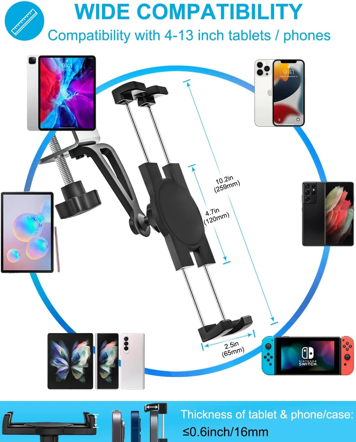 Uniwersalny uchwyt na tablet k – Phone Accessories Cabinet recenzja i cena