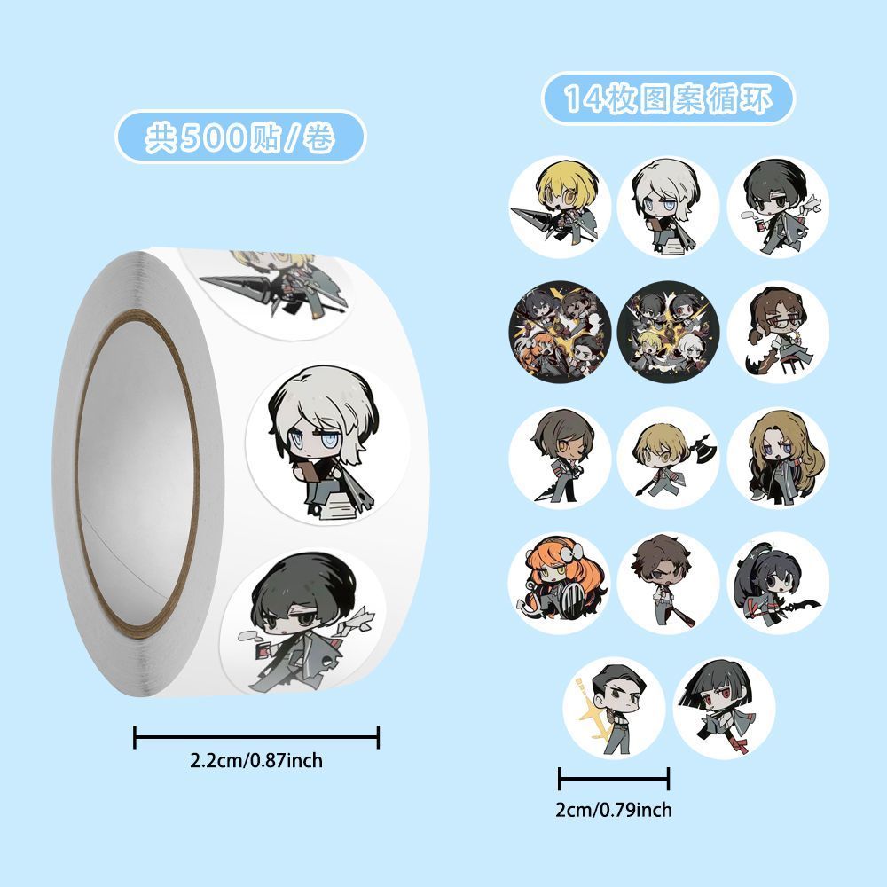 500 SZTUK Naklejek Anime Limbu – Phone Accessories Company recenzja i cena